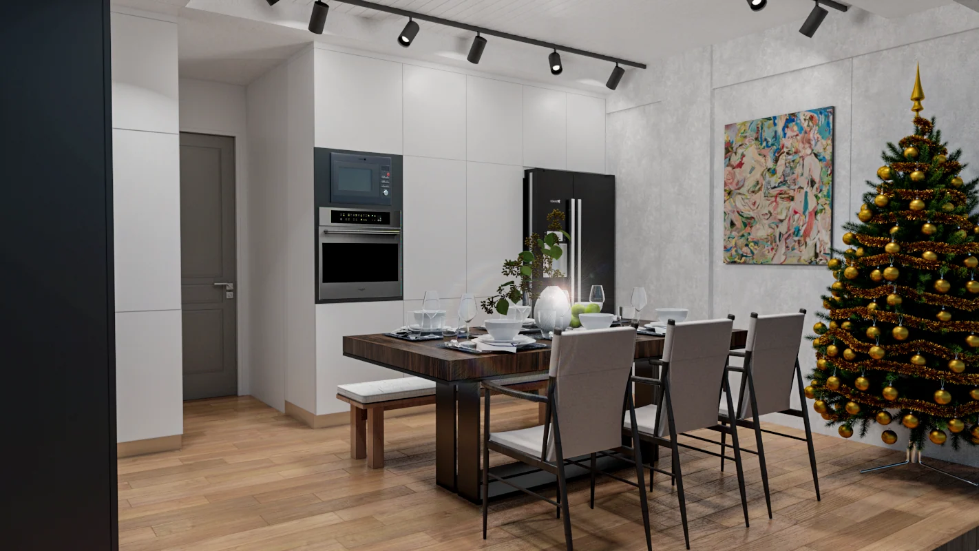 Contemporary Kitchen-Dining Space gallery image 3